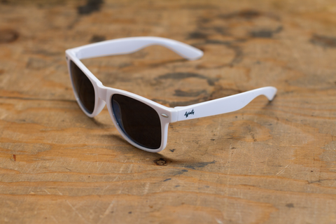 Affinity Script Glasses - White
